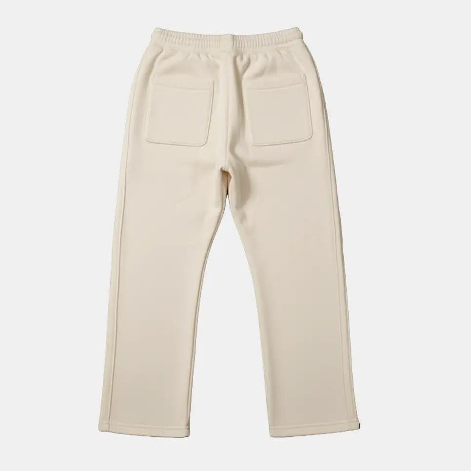 PLEATED SWEATPANTS — CREAM EDITION