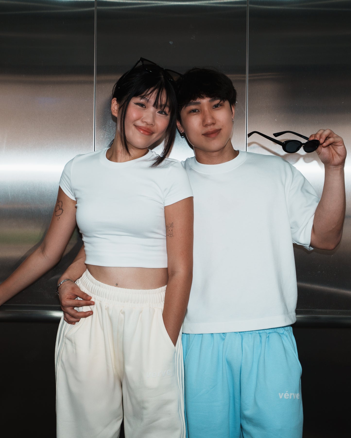 PLEATED SWEATPANTS — BABY BLUE EDITION