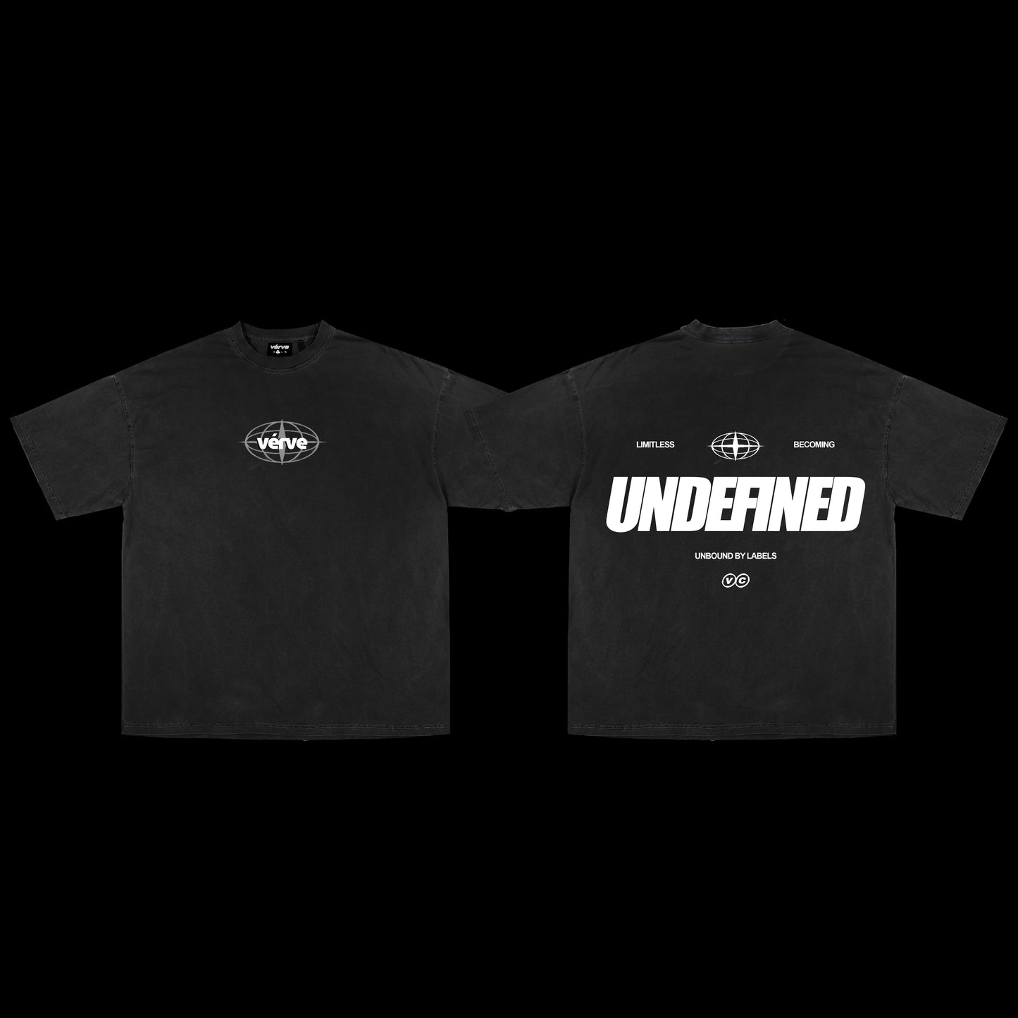 (NEW RELEASE) UNDEFINED OBSIDIAN BLACK TEE