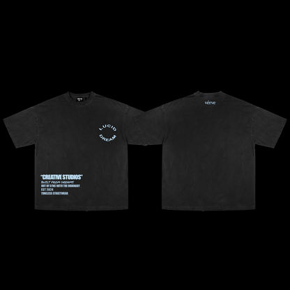 (NEW RELEASE) LUCID DREAM OBSIDIAN BLACK TEE