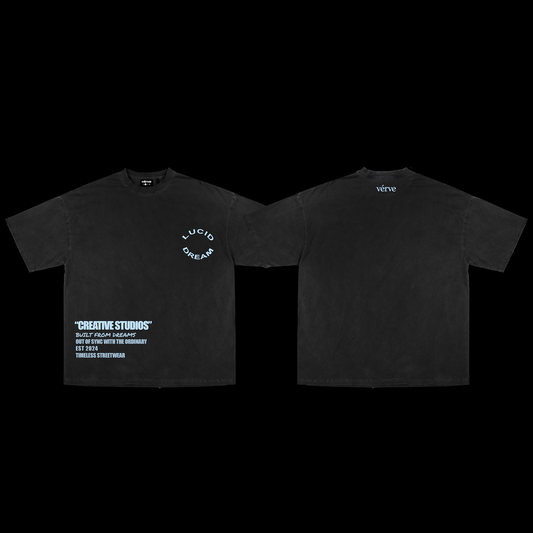 (NEW RELEASE) LUCID DREAM OBSIDIAN BLACK TEE