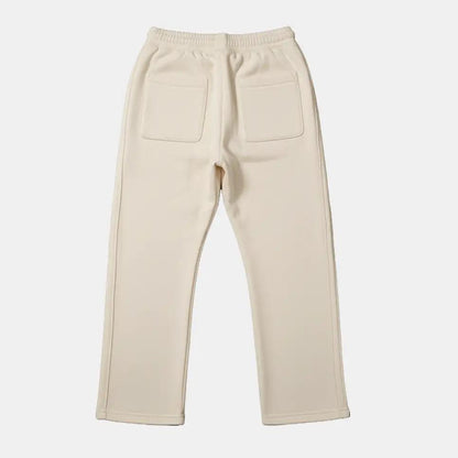 PLEATED SWEATPANTS — CREAM EDITION