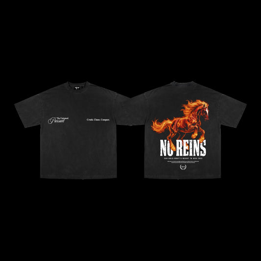 THE UNTAMED PURSUIT OBSIDIAN BLACK TEE