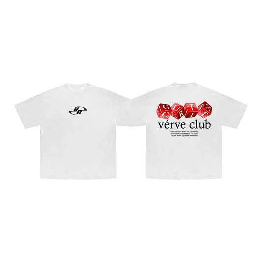 🎲 GRIT & GUTS DICE TEE (WHITE)