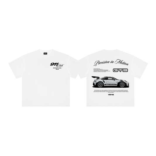 (DROPPING SOON) 911 GT3 RS LUNAR WHITE TEE