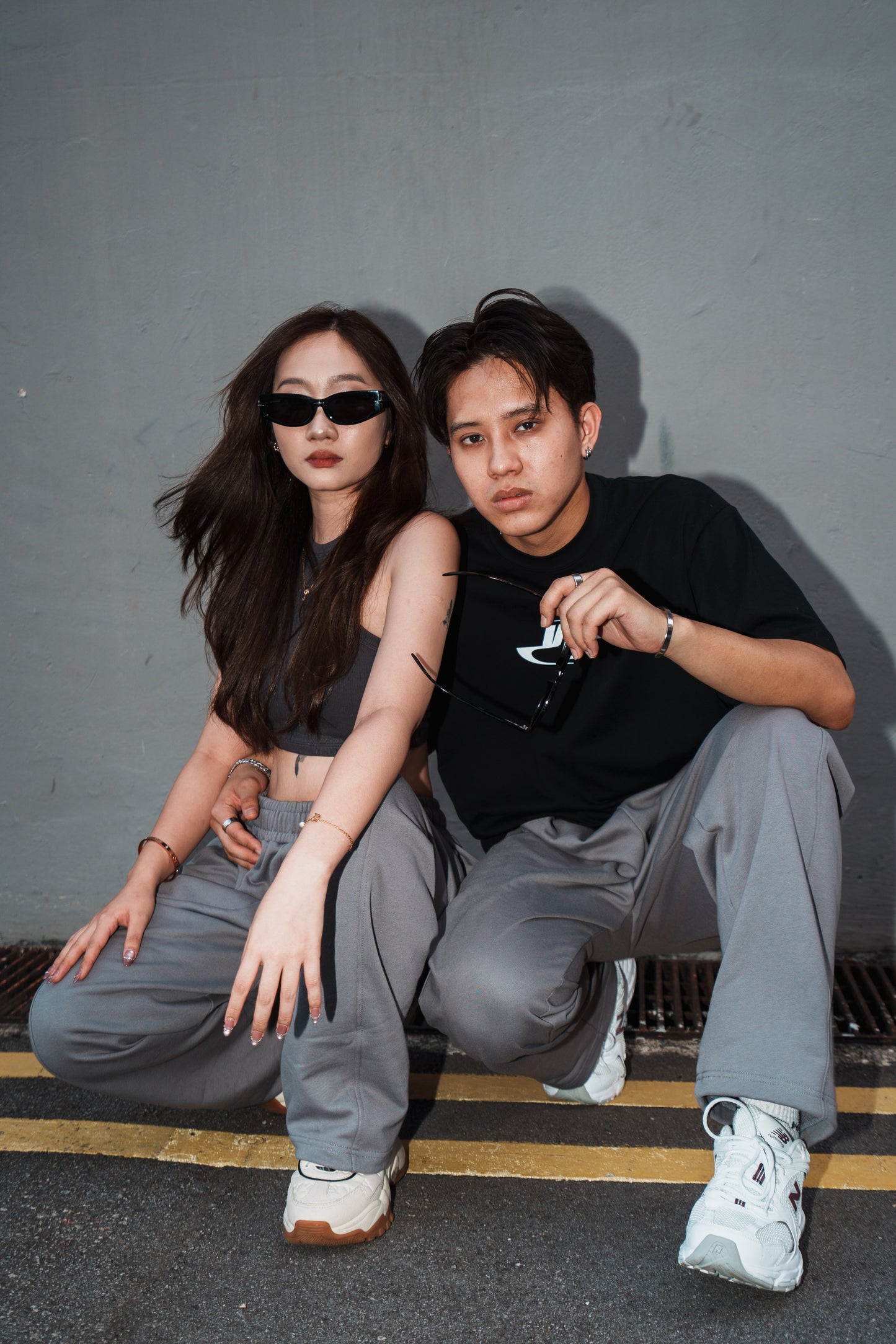 STAPLE SWEATPANTS — DARK GREY EDITION