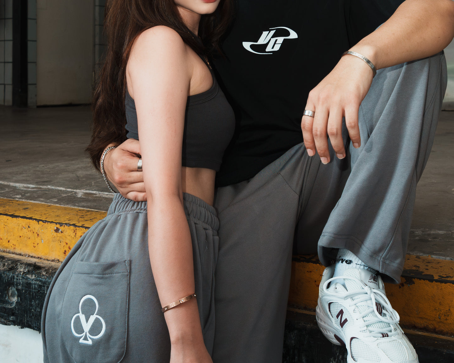 STAPLE SWEATPANTS — DARK GREY EDITION