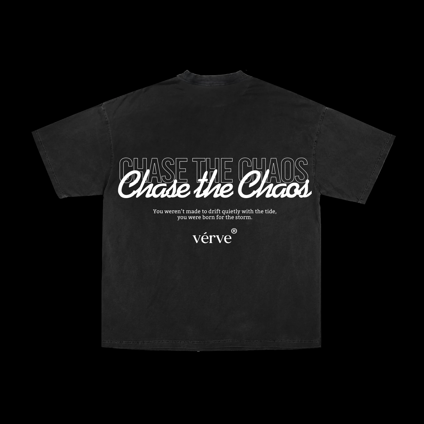 [COMING SOON] CHASE THE CHAOS TEE (OBSIDIAN BLACK)