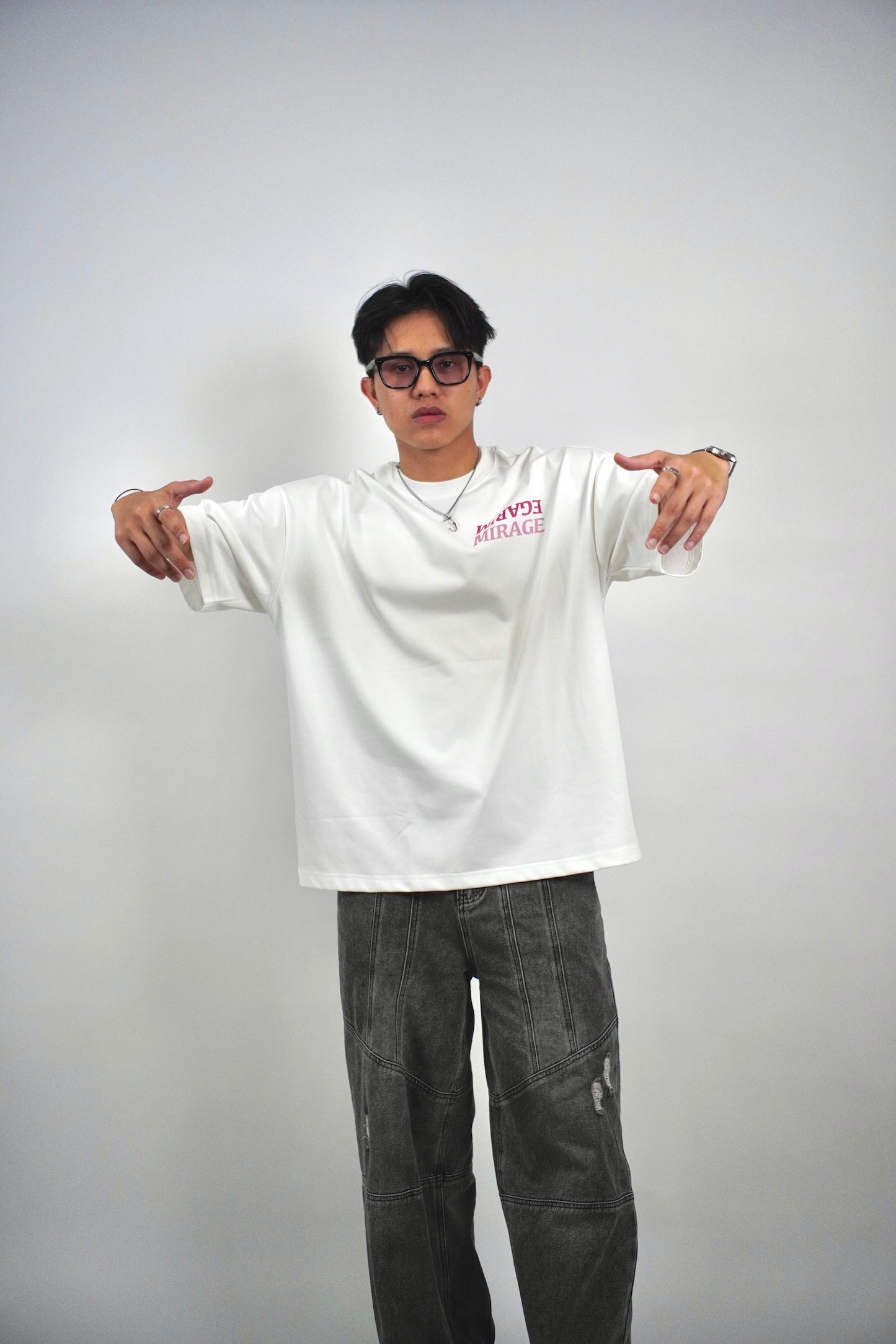 (NEW RELEASE) MIRAGE LUNAR WHITE TEE