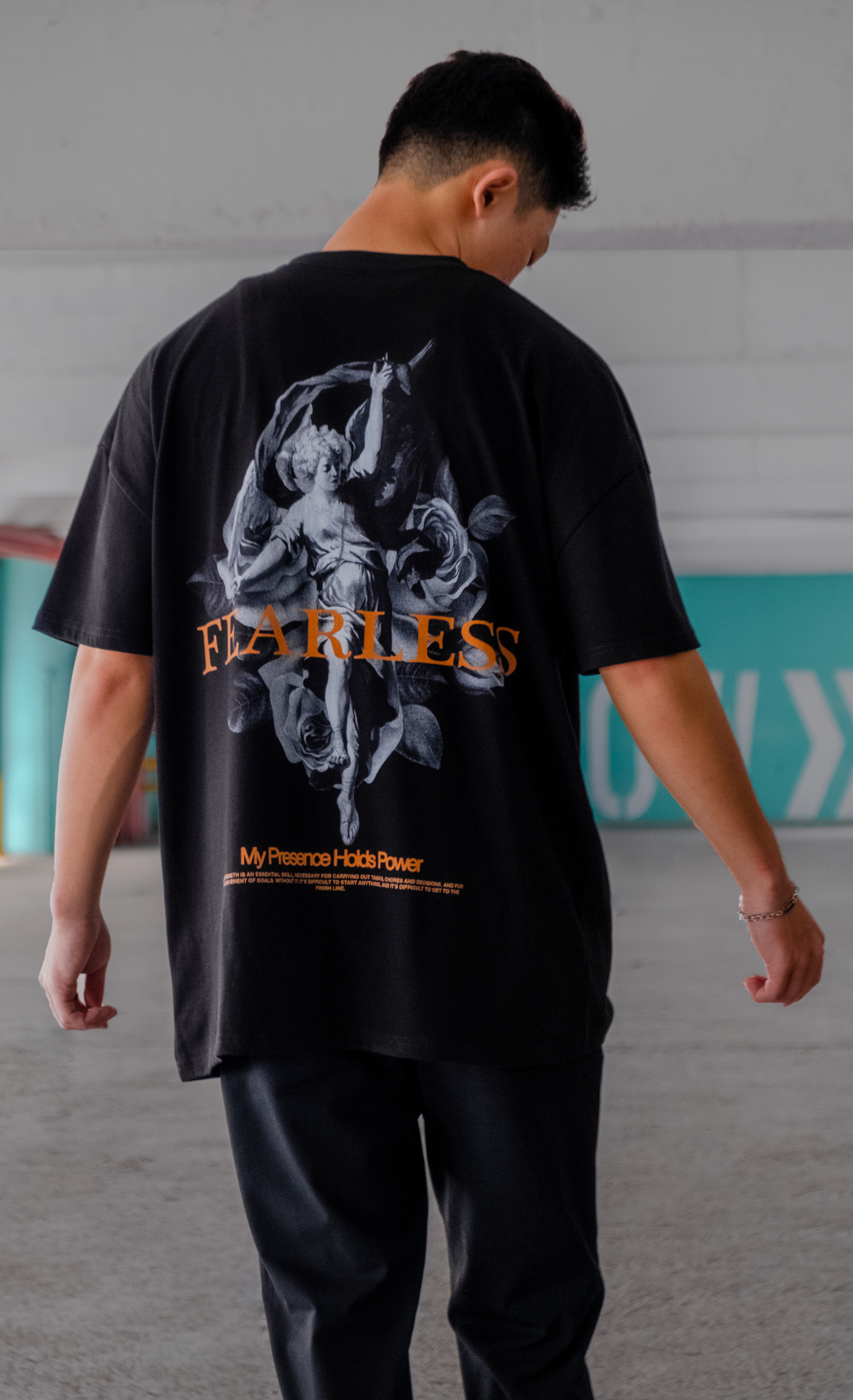 FEARLESS X BLACK TEE