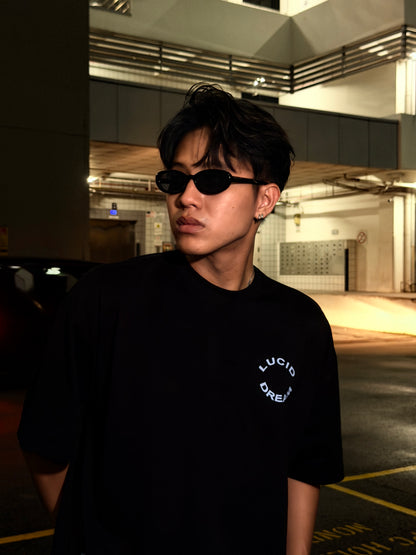 LUCID DREAM OBSIDIAN BLACK TEE