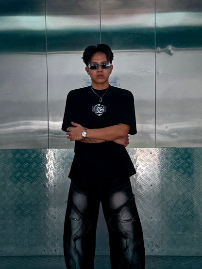 [GREED] 7 DEADLY SINS OBSIDIAN BLACK TEE