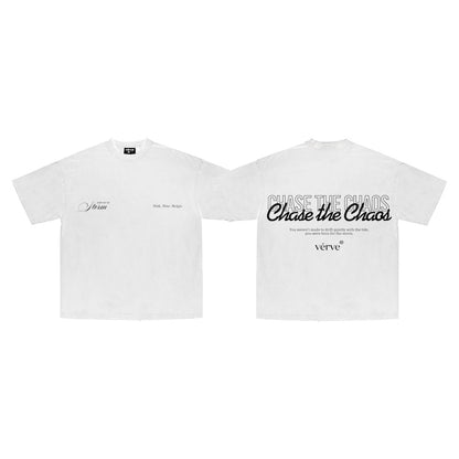 *LIMITED* CHASE THE CHAOS LUNAR WHITE TEE