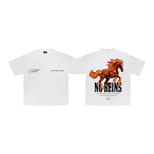 THE UNTAMED PURSUIT LUNAR WHITE TEE